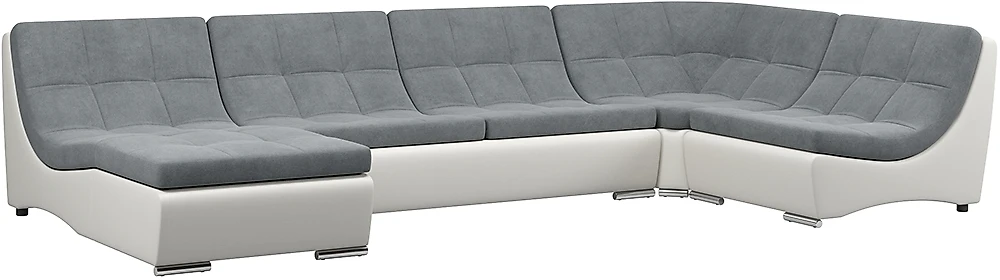 Угловой диван с механизмом французская раскладушка Монреаль-2 Слэйт