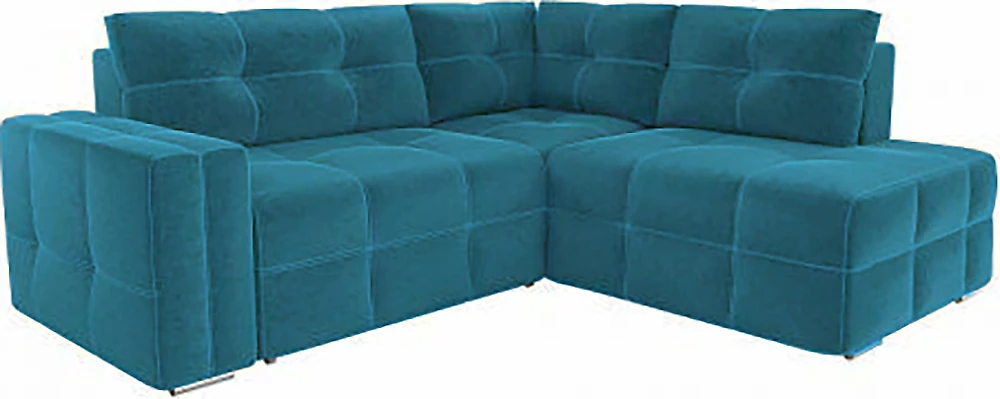 угловой диван для детской Леос Плюш Азур