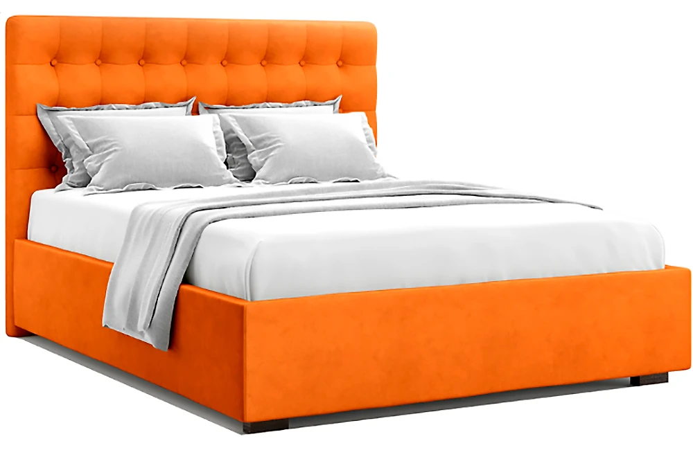Кровать двуспальная 160х200см Брайерс (Эмбер) Оранж