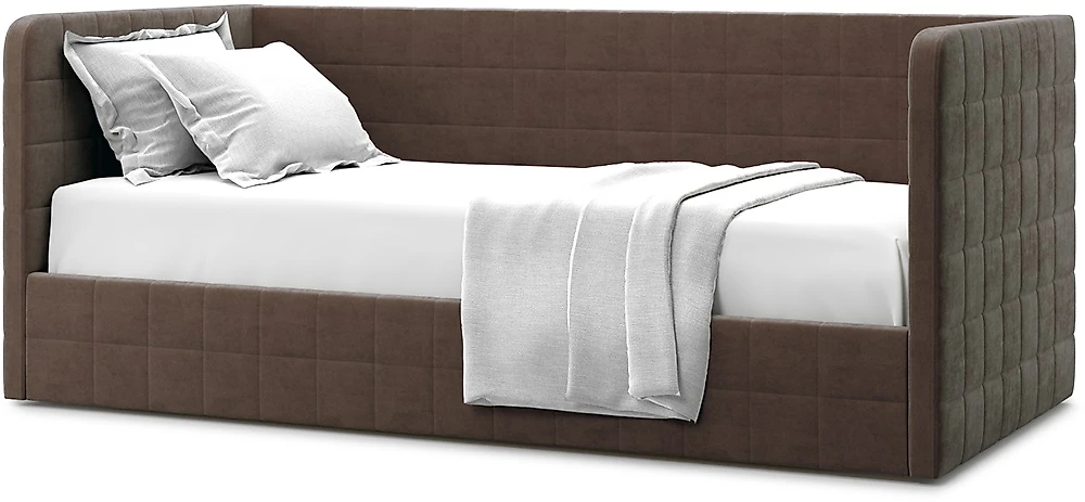 Кровать с двумя спинками Брэнта Шоколад