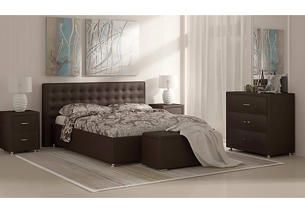 Кровать в стиле модерн Сиена - 2 (Эмбер)