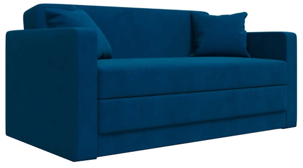 Синий прямой диван Блюз 3-1 Дизайн 2