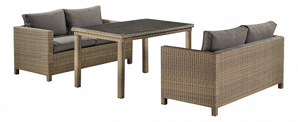 Комплект садовой мебели  T256B/S59B-W65 Light brown