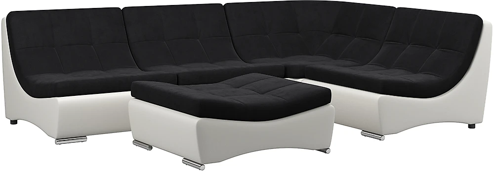 Угловой диван с креслом Монреаль-6 Нуар