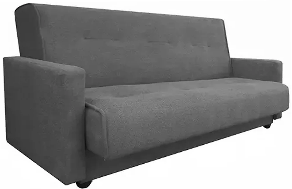 Прямой диван серого цвета Милан Грей