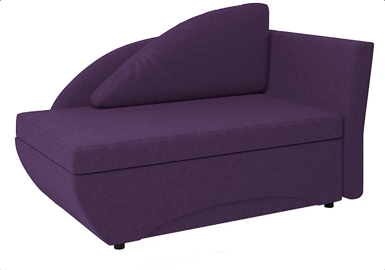 Выкатной диван 150 см Трио Фиолет