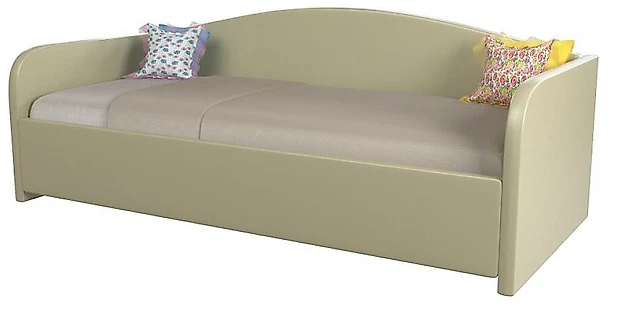 Кровать с мягкой спинкой Uno Милк (Сонум)