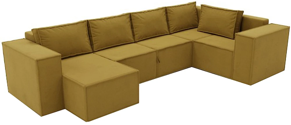 Дизайнерский модульный диван Лофт П-образный Еллоу
