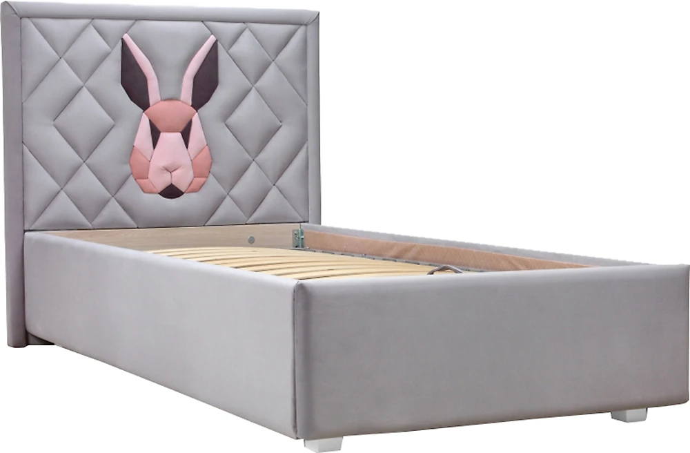 Серая кровать Геометрия Hare Дизайн-2