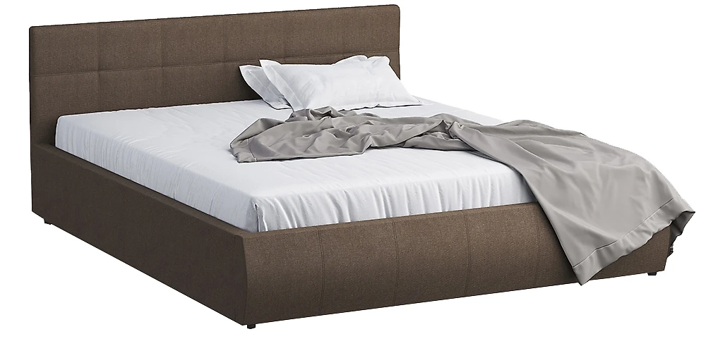 Двуспальная кровать с матрасом в комплекте Венера-1 - (Афина) Кантри Браун 160х200 с матрасом