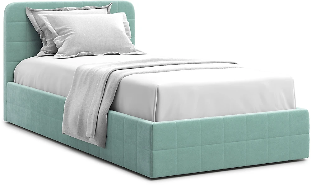 Двуспальная кровать с матрасом в комплекте Адда Ментол 90х200 с матрасом