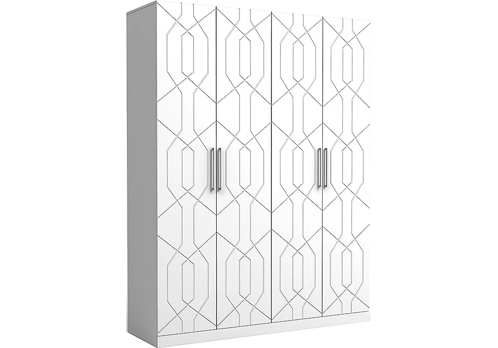Высокий распашной шкаф Дольче-4 Дизайн-1