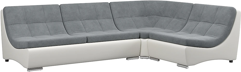 Угловой диван без боковин Монреаль-4 Слэйт
