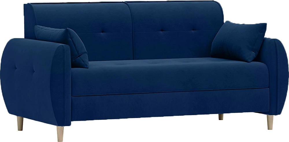 Синий прямой диван Анита Плюш Дизайн 2