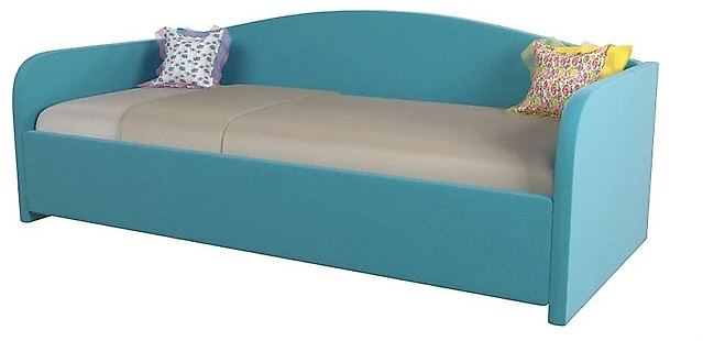 кровать с тремя спинками Uno Плюш Азур (Сонум)