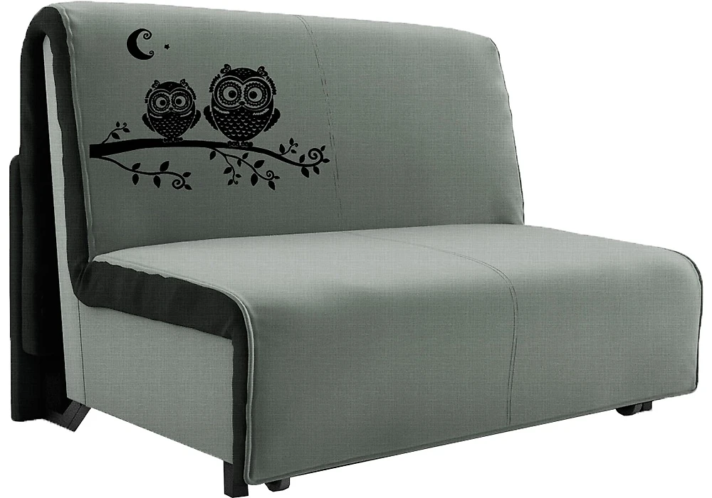 Прямой диван серого цвета Элеганс Симпл 5