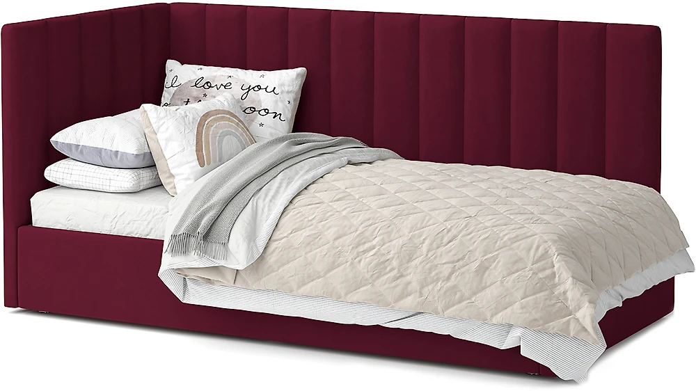 Кровать с мягкой спинкой Тиволи Дизайн-3