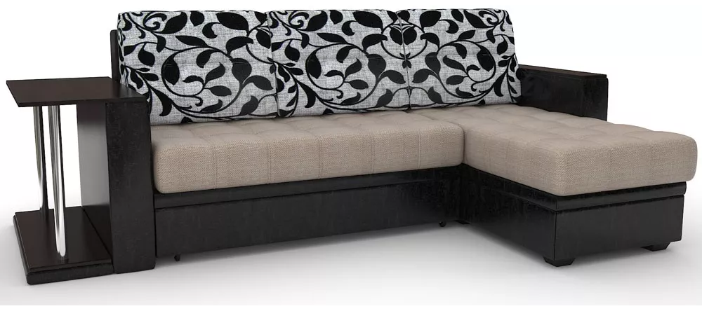 Диван кровать в классическом стиле Атланта-Эконом Сан Флауэрс со столиком