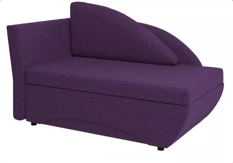Детский диван с ящиком для белья Трио Фиолет