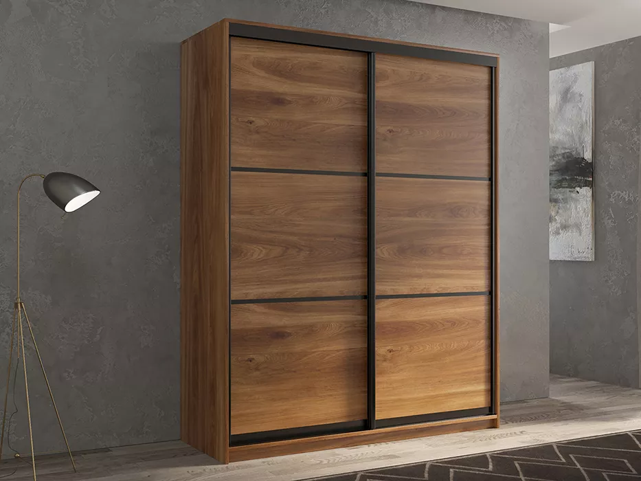 Шкаф коричневого цвета Кааппи-2.4 Дизайн-1