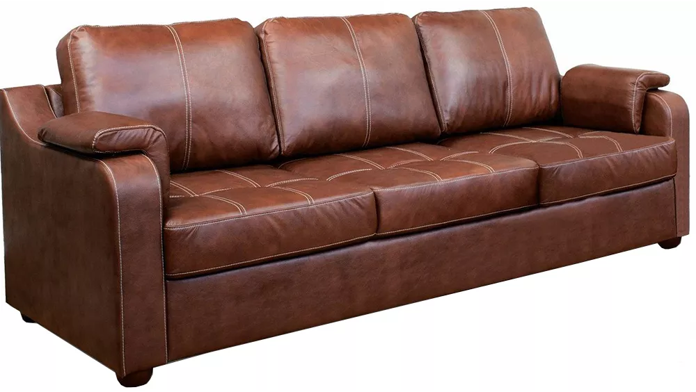 диван из натуральной кожи Берета Дизайн 8 кожаный