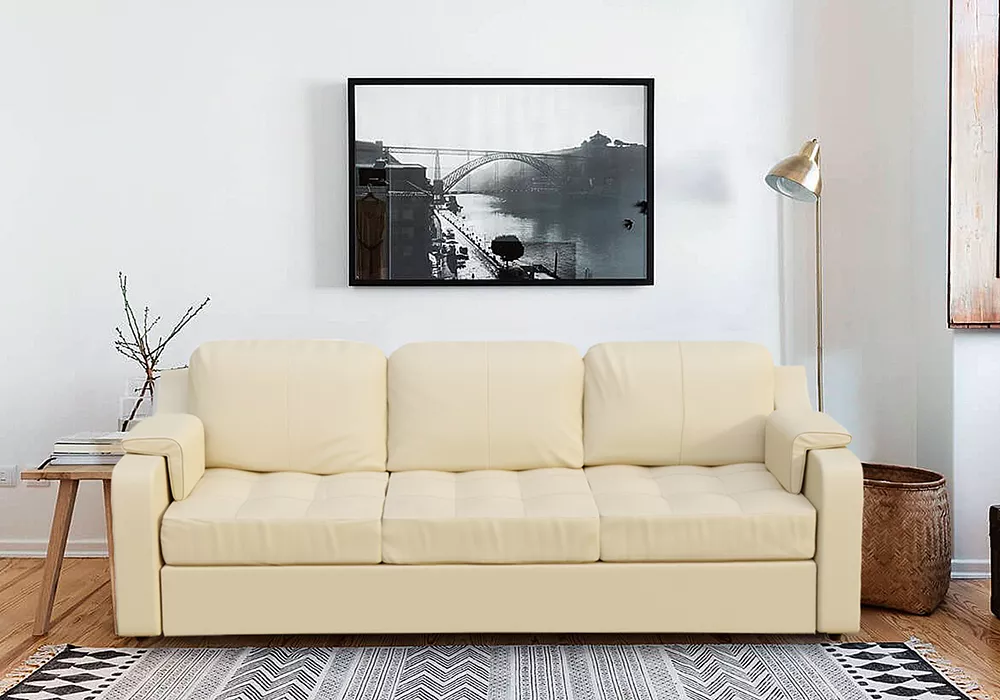 диван из кожи Берета Дизайн 3 кожаный