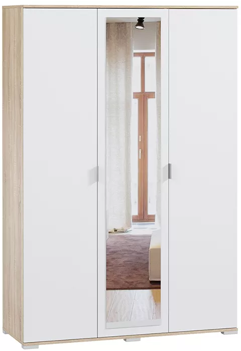 Шкаф для одежды с зеркалом Стелла-3 с зеркалом