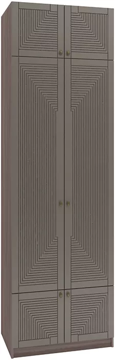 Шкаф коричневого цвета Фараон Д-15 Дизайн-2