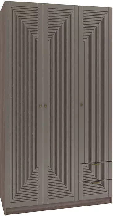 Шкаф коричневого цвета Фараон Т-6 Дизайн-2
