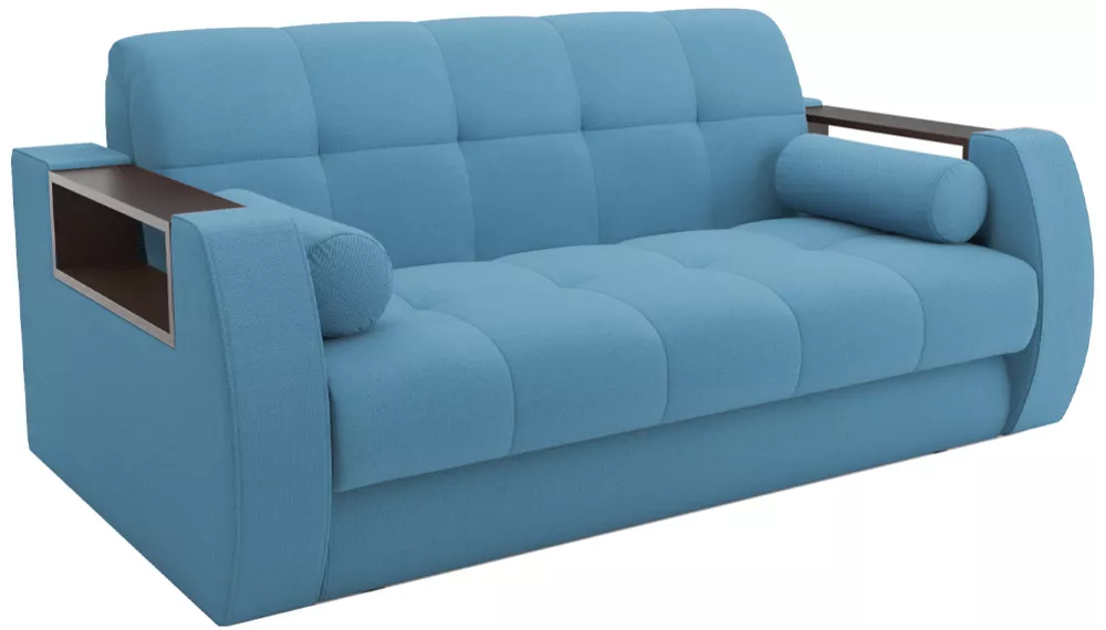 Прямой диван со столом Барон-3 Блу