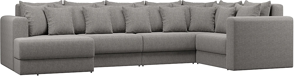 Серый модульный диван Манхеттен-П Дизайн 1