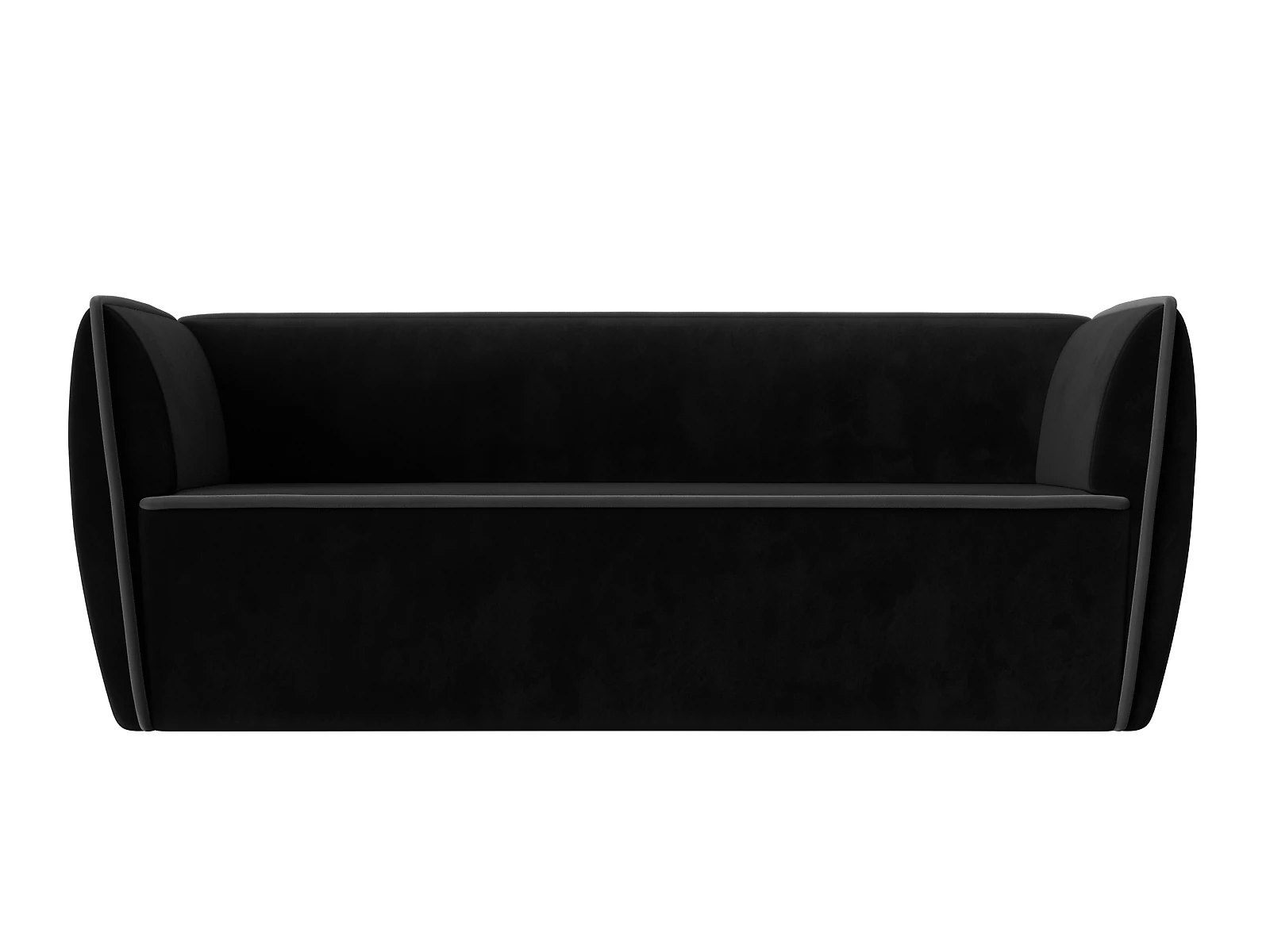 Тканевый прямой диван Бергамо-3 Плюш Дизайн 16