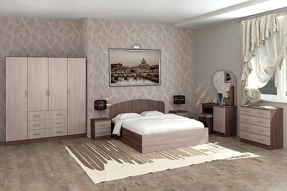 Модульная спальня  Тавла-5 Л Дизайн-2