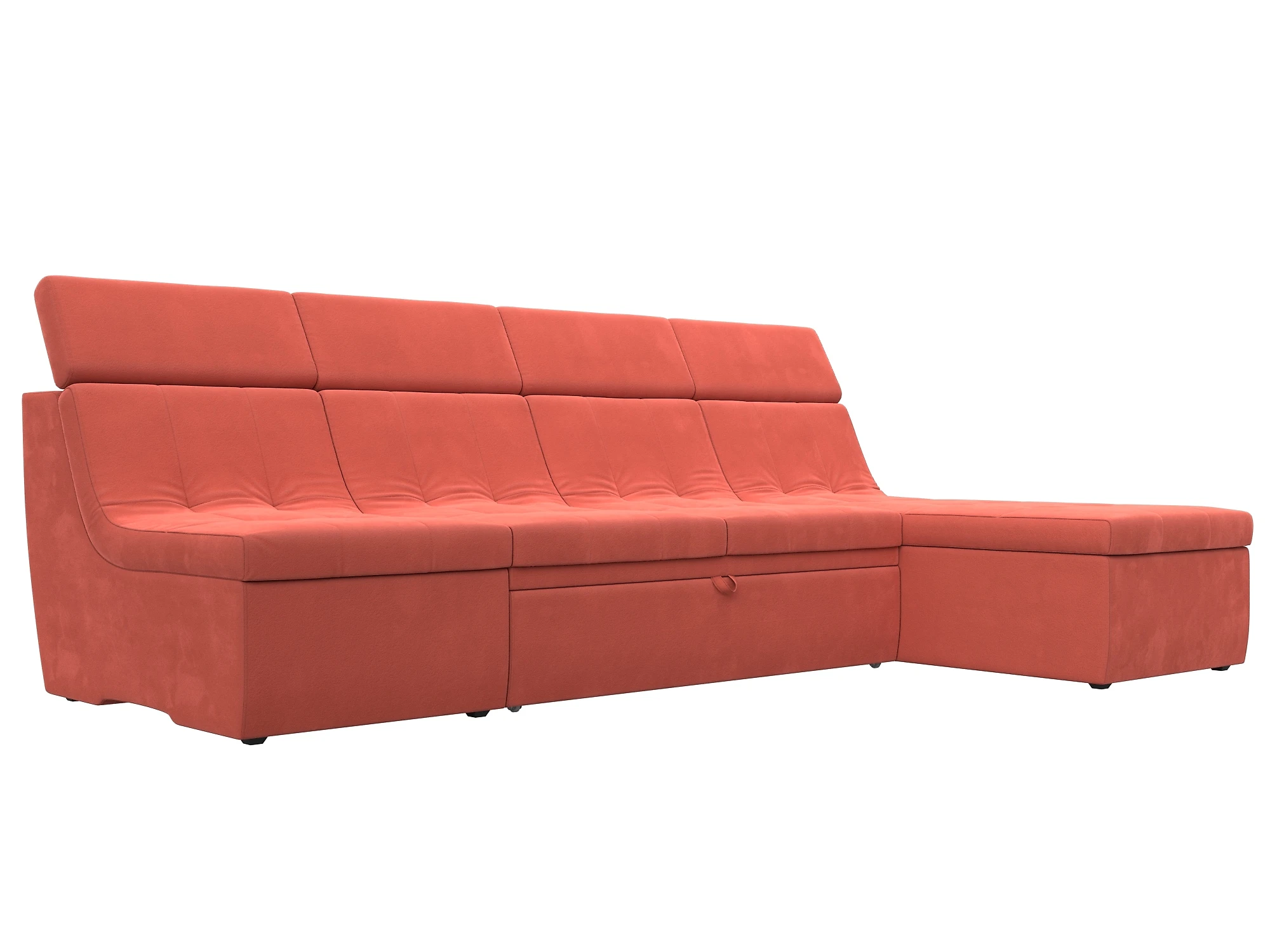 угловой диван с оттоманкой Холидей Люкс Дизайн 4