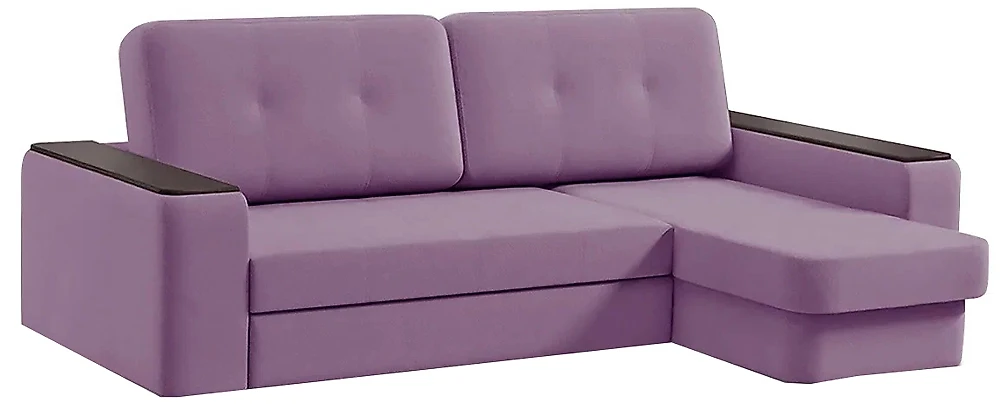 Угловой диван фиолетовый Арго Фиолет
