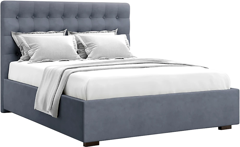 Двуспальная кровать с матрасом в комплекте Брайерс Графит 160х200 с матрасом