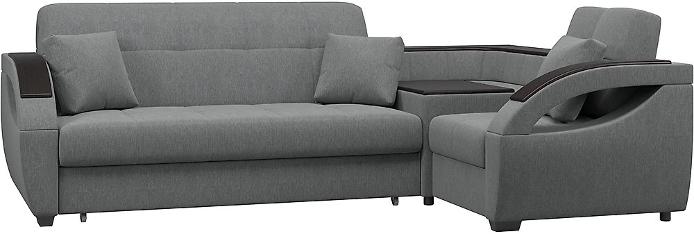 угловой диван с металлическим каркасом Монреаль-160 Слэйт