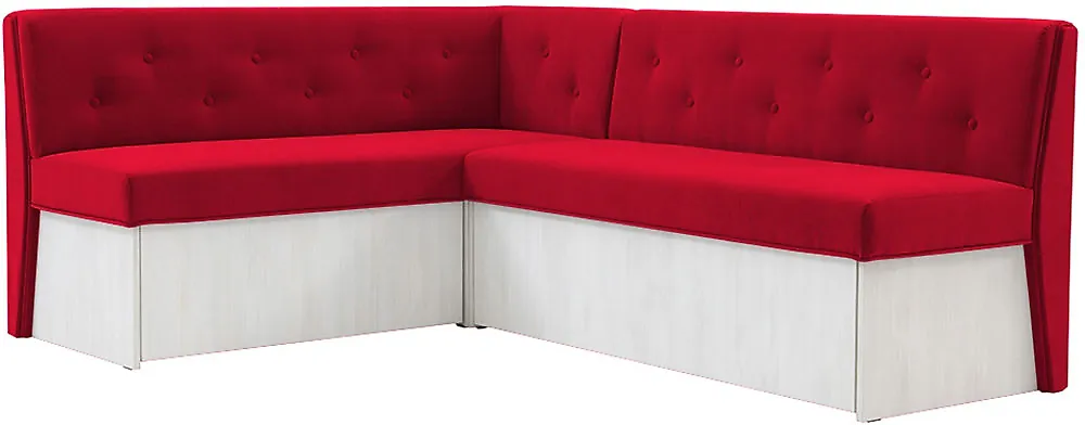 Красный диван Верона угловой Красный