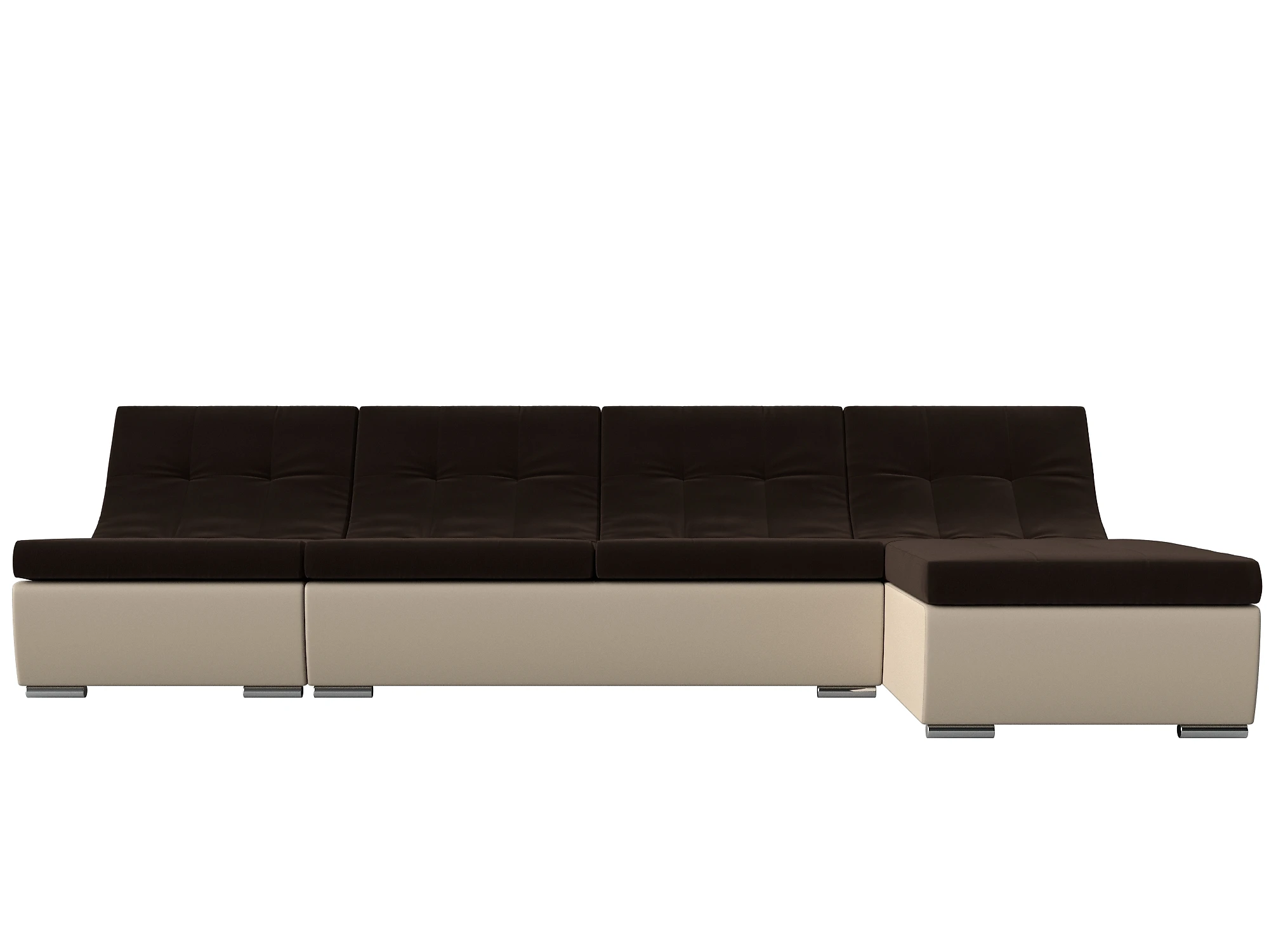 Угловой диван с канапе Монреаль Дизайн 2
