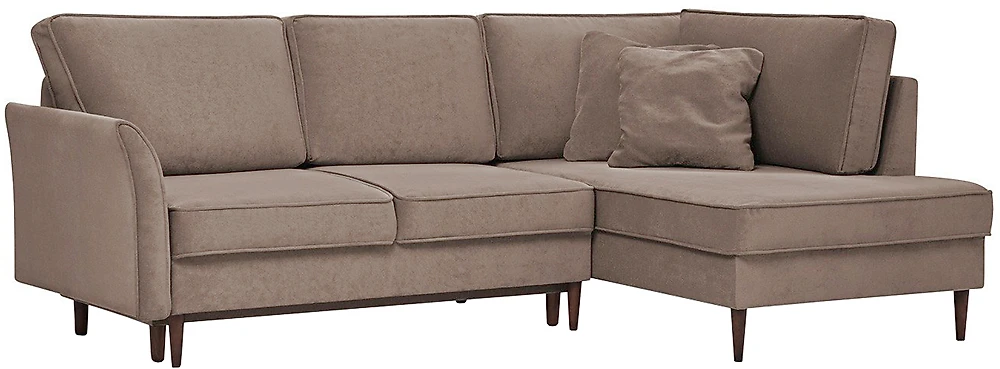 Угловой диван в скандинавском стиле Джулия Софт Латте