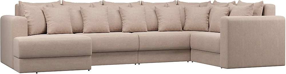 Угловой диван с независимым пружинным блоком Манхеттен-П