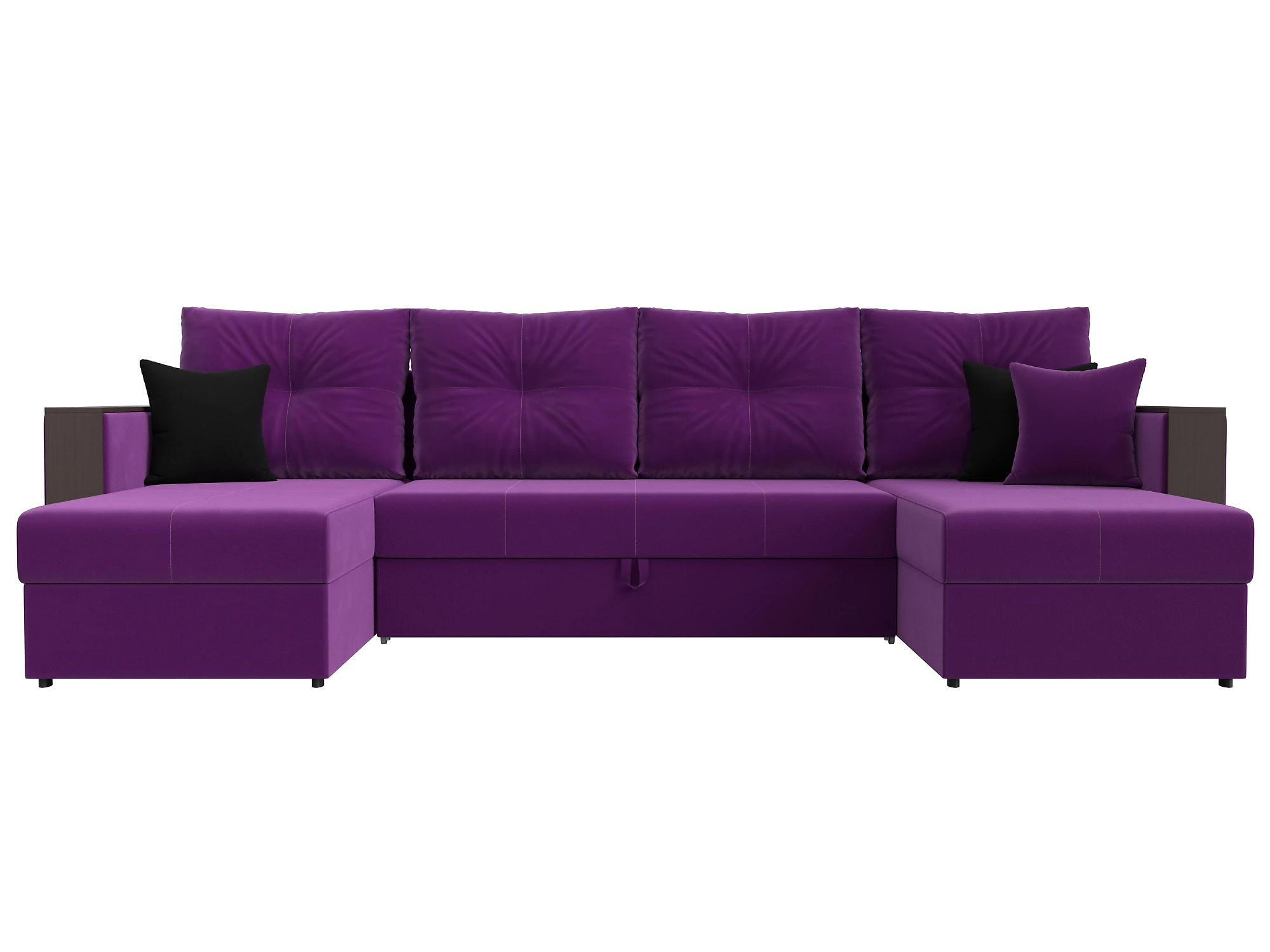 Фиолетовый диван Валенсия-П Дизайн 4