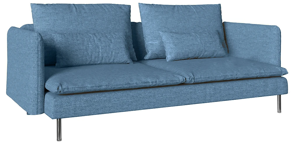 Синий диван Седерхамн трехместный Кантри Дизайн 3