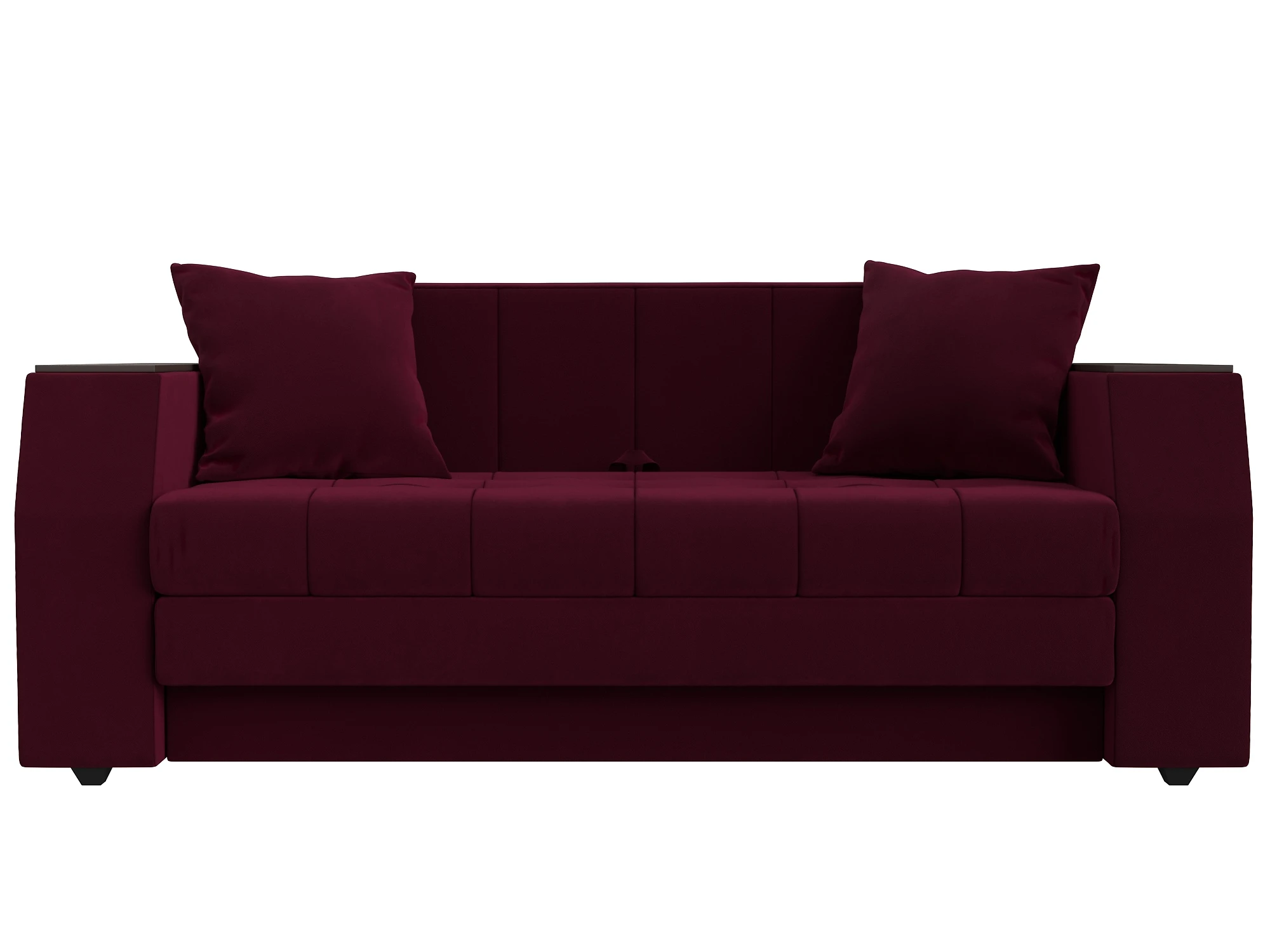 Красный диван Атлант мини Дизайн 24