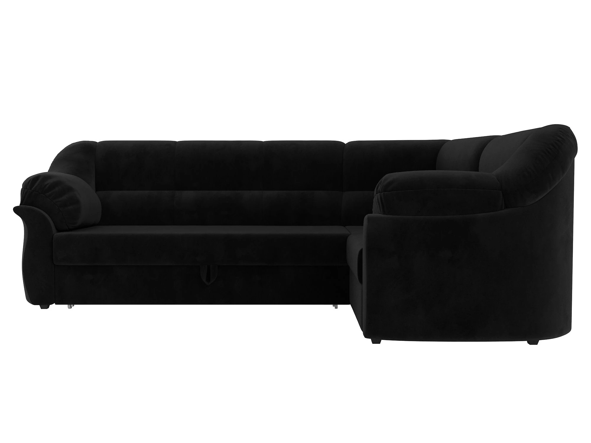 Угловой диван для гостиной Карнелла Плюш Дизайн 19