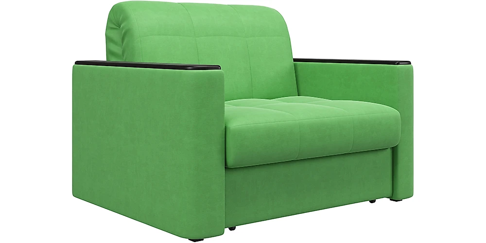 Зелёное кресло Неаполь Плюш Грин