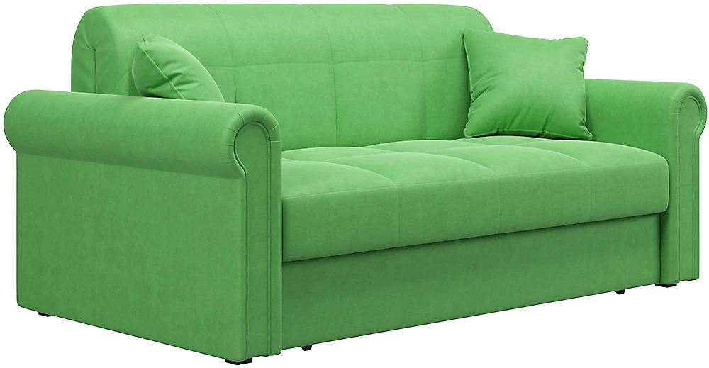 диван зеленого цвета Палермо Плюш Грин