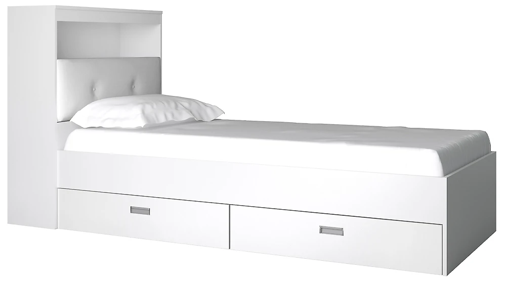 Двуспальная кровать эконом Виктория-3-90 Дизайн-2