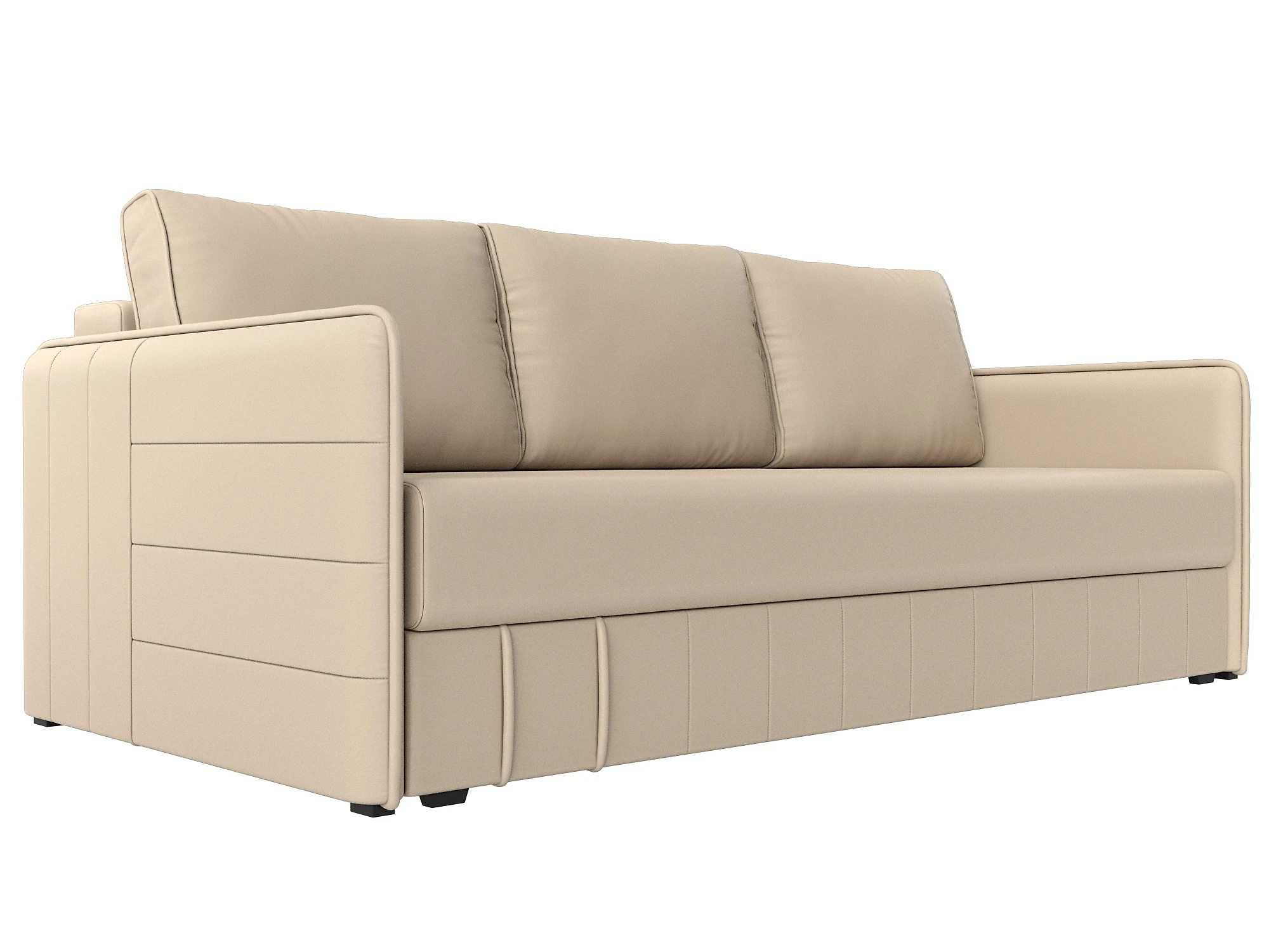 Раскладной кожаный диван Слим НПБ Дизайн 12
