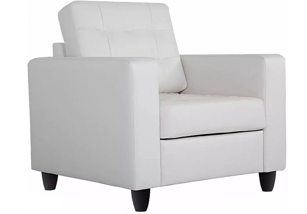 Кресло с подлокотниками Камелот Дизайн 2 кожаное